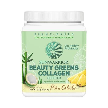 Sunwarrior Beauty Greens Collagen Booster (300g) Piña Colada