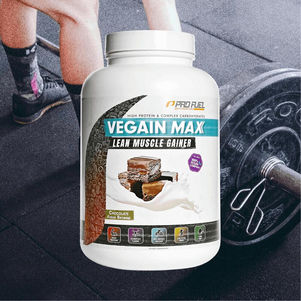 ProFuel Vegain MAX (3000g) Chocolate Fudge Brownie - Gewichtszunahme 2/3