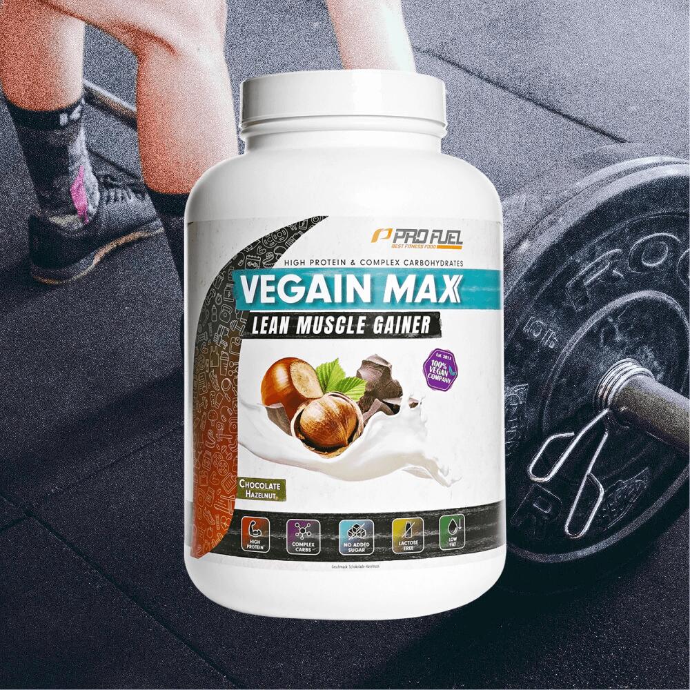 ProFuel Vegain MAX (3000g) Chocolate Hazelnut - Gewichtszunahme - Ohne Kreatin 2/3