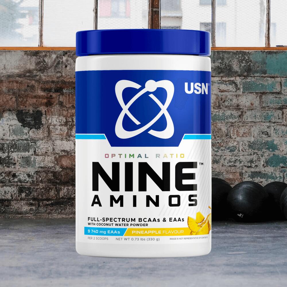 USN Nine Aminos (330g) Pineapple - Aminosäuren - Aminosäure-Mix 2/3