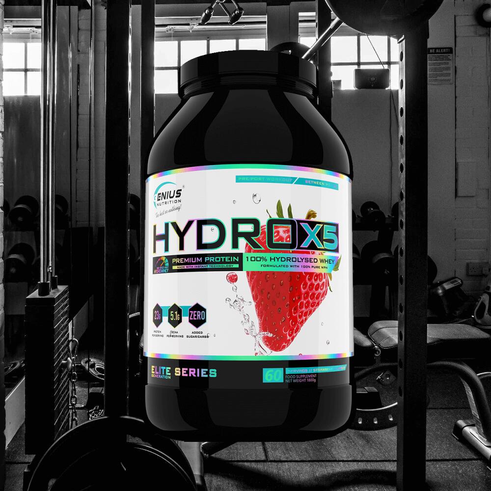 Genius Nutrition Hydro-X5 (1800g) Strawberry - Proteine 2/3