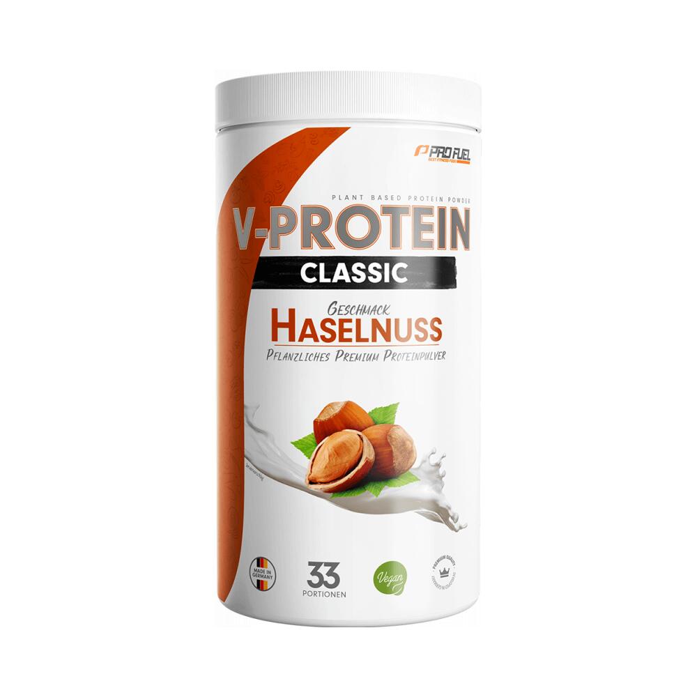 PROFUEL ProFuel V-Protein Classic (1000g) Hazelnut - Eiwitten - Veganistisch eiwit