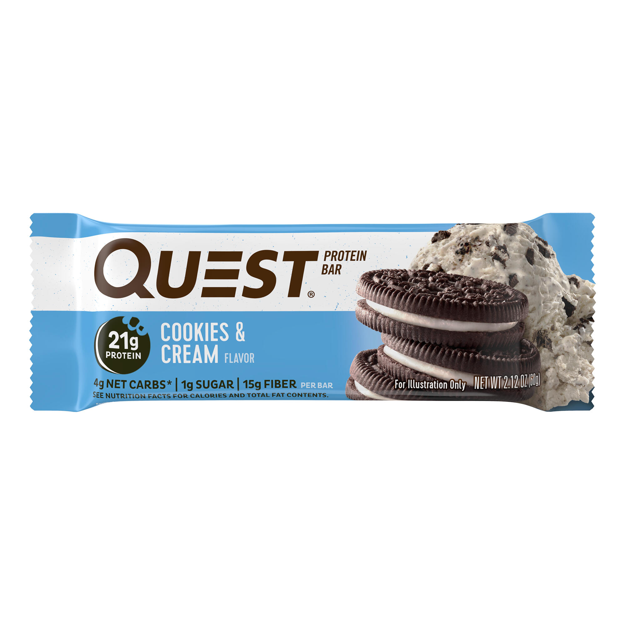 Barres protéinées - Quest Bar - Biscuits et Crème Boite de 12 4/5