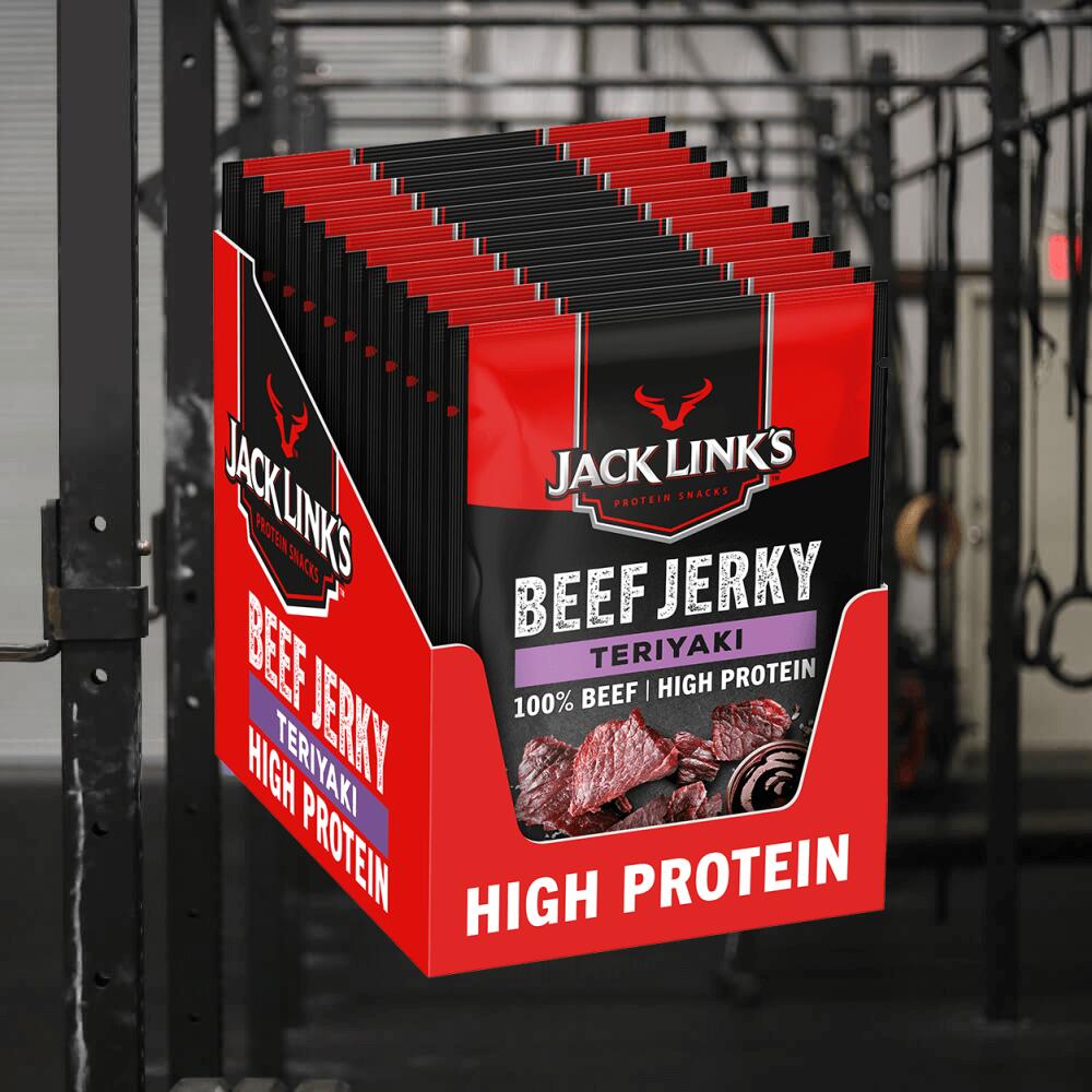 Jack Link's Beef Jerky (12x60g) Teriyaki - Aliments fonctionnels 2/3