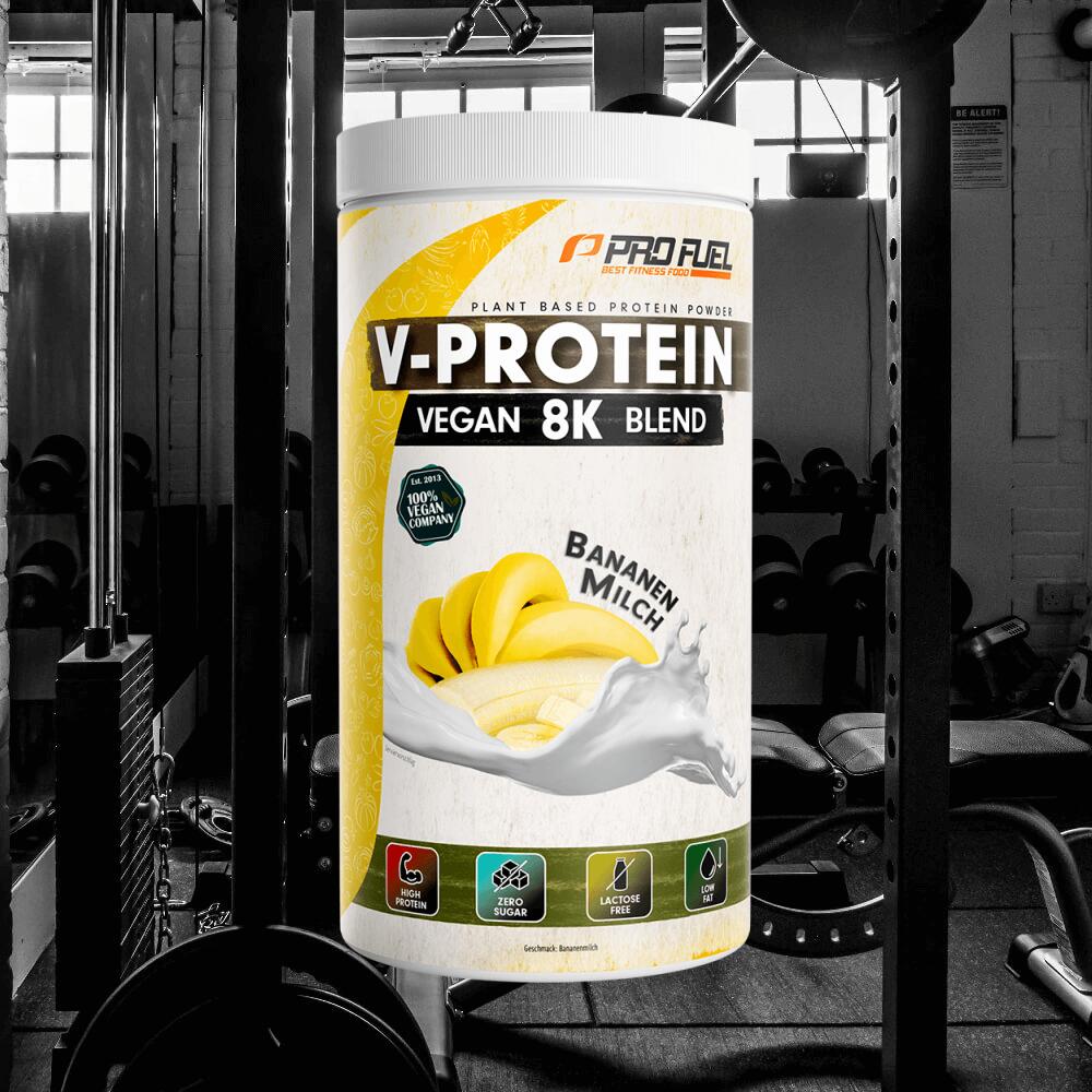 ProFuel V-Protein 8K Blend (750g) Banana Milk - Protéines 2/3