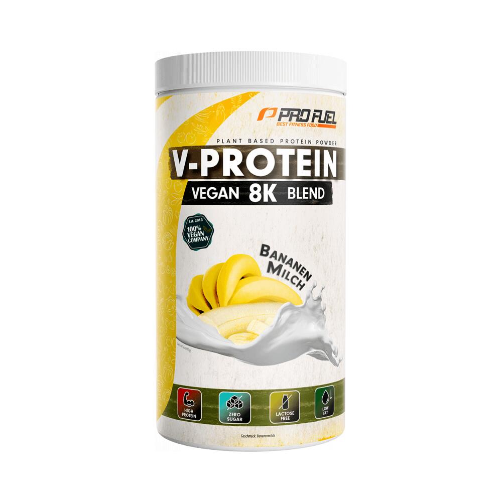PROFUEL ProFuel V-Protein 8K Blend (750g) Banana Milk - Eiwitten - Veganistisch eiwit