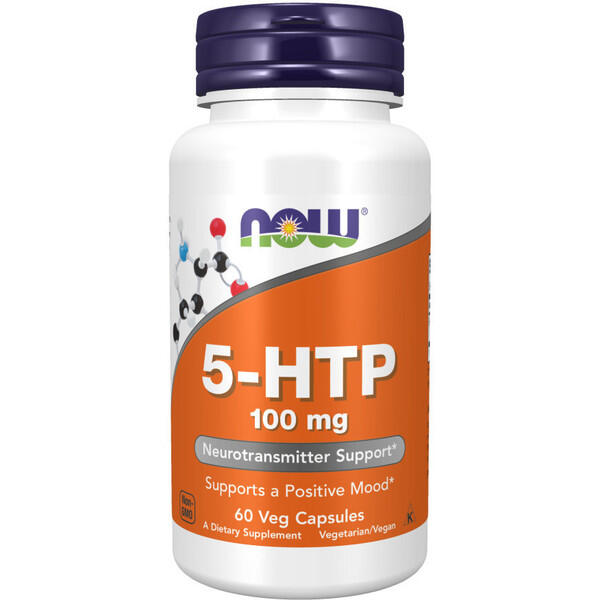Now - Now Foods 5-htp 100mg (60) Standard - Vitamines, Minéraux Et Santé - 5-htp - Glutamine - Decathlon