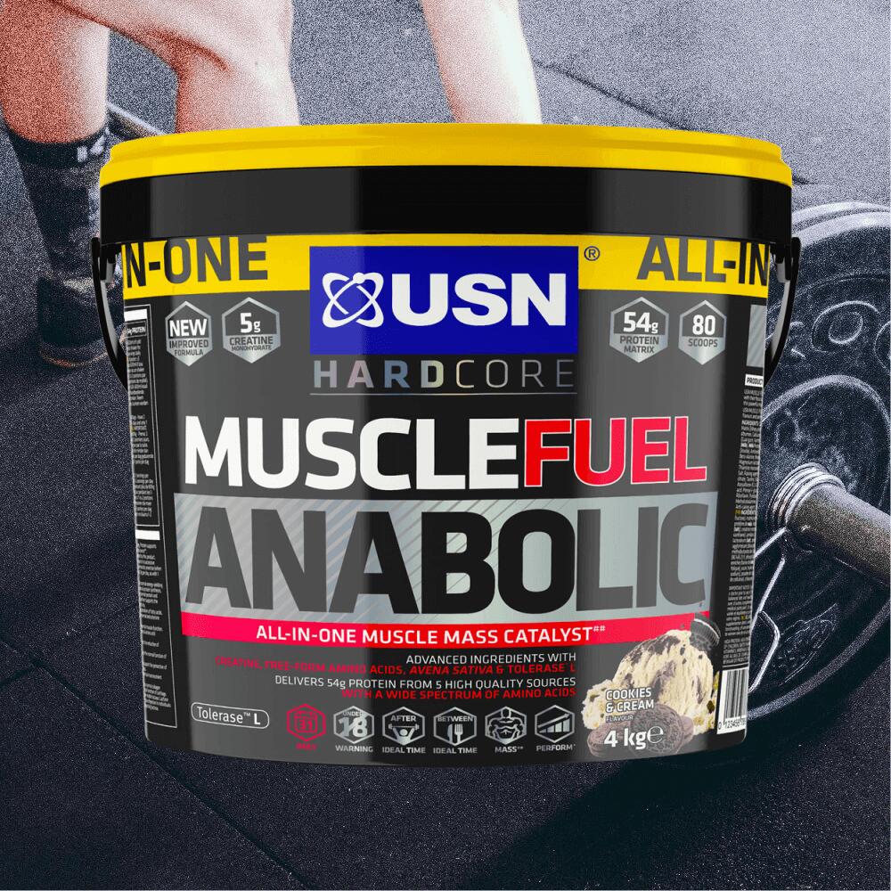 USN Muscle Fuel Anabolic (4000g) Cookies & Cream - Prise de poids 2/3