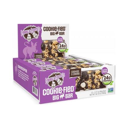Lenny & Larry's The Complete Cookie-fied Big Bar (12x90g) Cookies & Cream