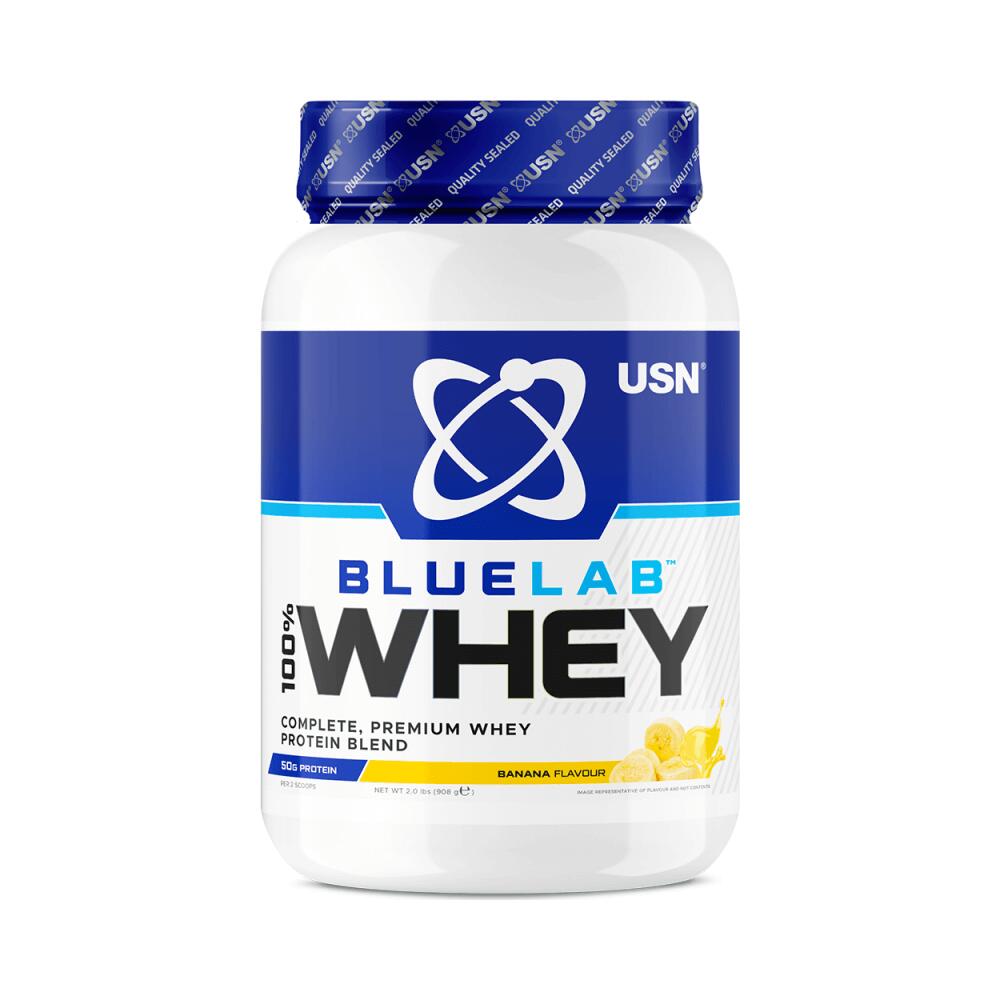 USN USN Blue Lab Whey (908g) Banana - Eiwitten - Wei-eiwit Mix