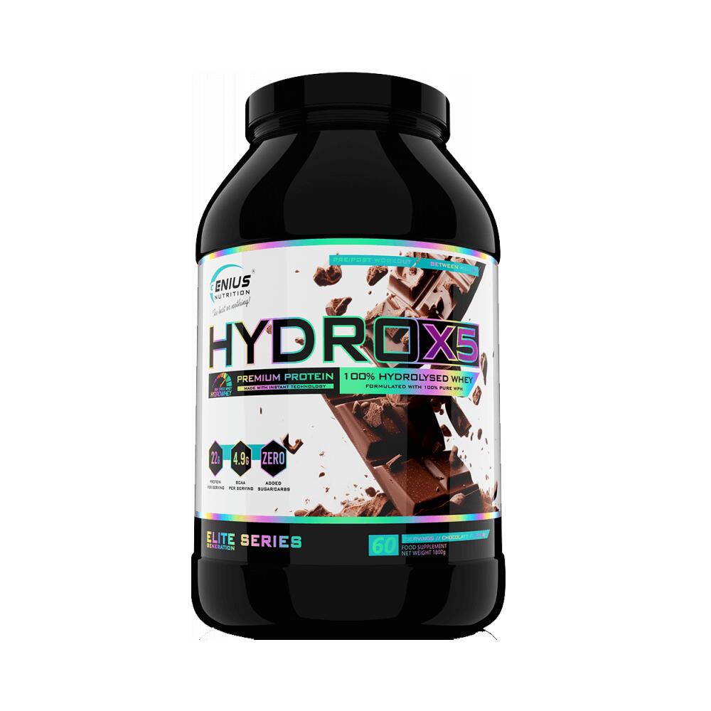 GENIUS NUTRITION Genius Nutrition Hydro-X5 (1800g) Chocolate - Eiwitten