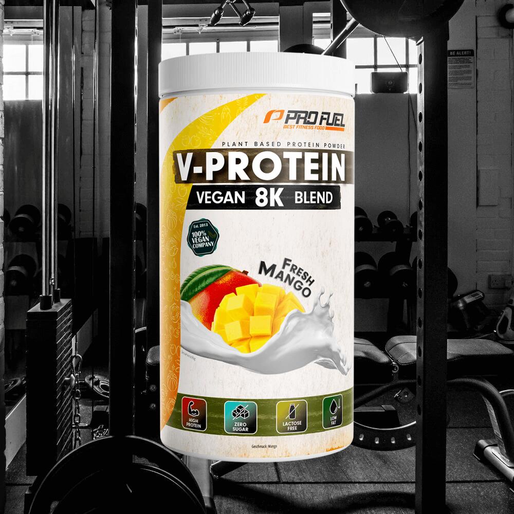 ProFuel V-Protein 8K Blend (750g) Fresh Mango - Protéines 2/4