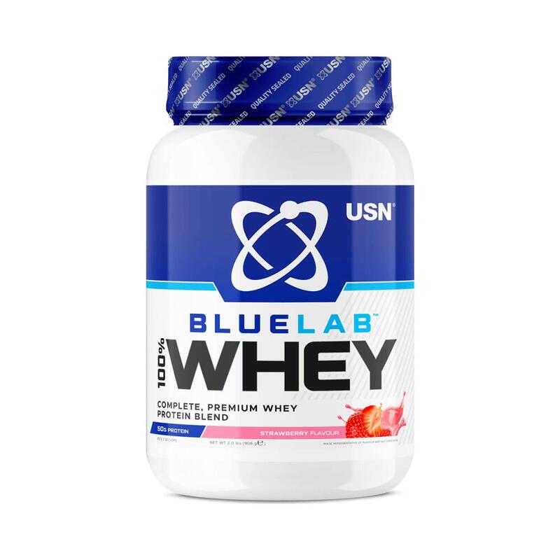 USN Blue Lab Whey (908g) Strawberry - Protéines