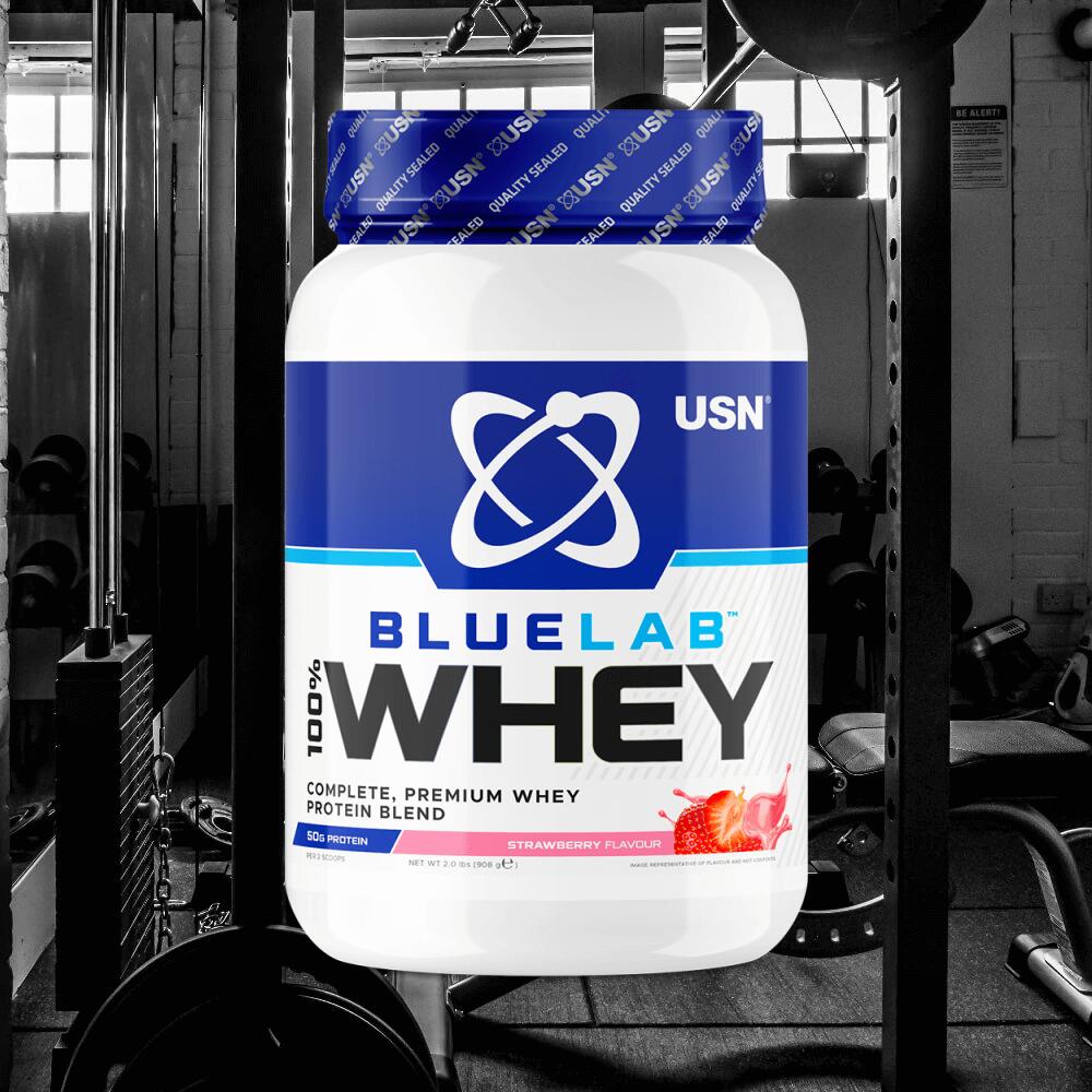 USN Blue Lab Whey (908g) Strawberry - Protéines 2/3