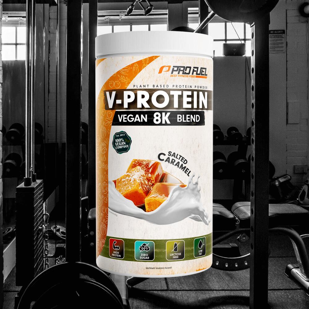 ProFuel V-Protein 8K Blend (750g) Salted Caramel - Protéines 2/3
