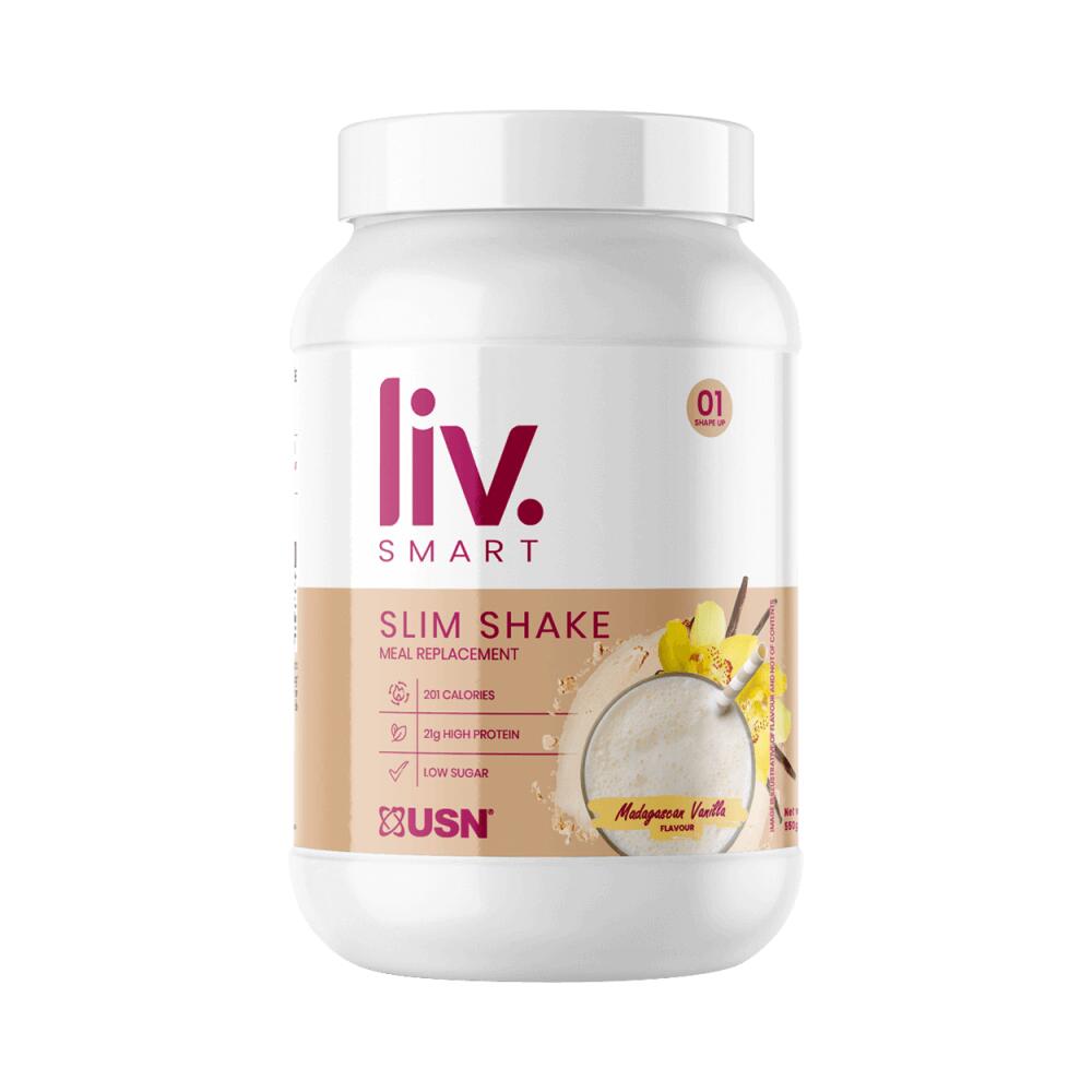 USN USN Liv.Smart Slim Shake (550g) Vanilla - Eiwitten - Maaltijdvervangers