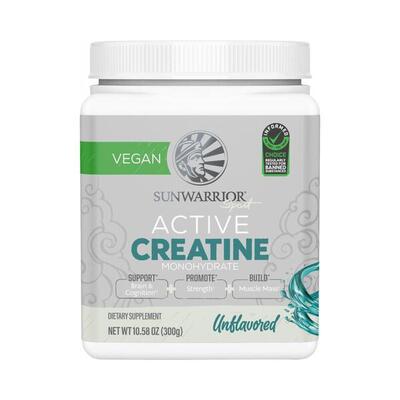 Sunwarrior active creatine (300g) unflavoured - creatine - creatine monohydraat