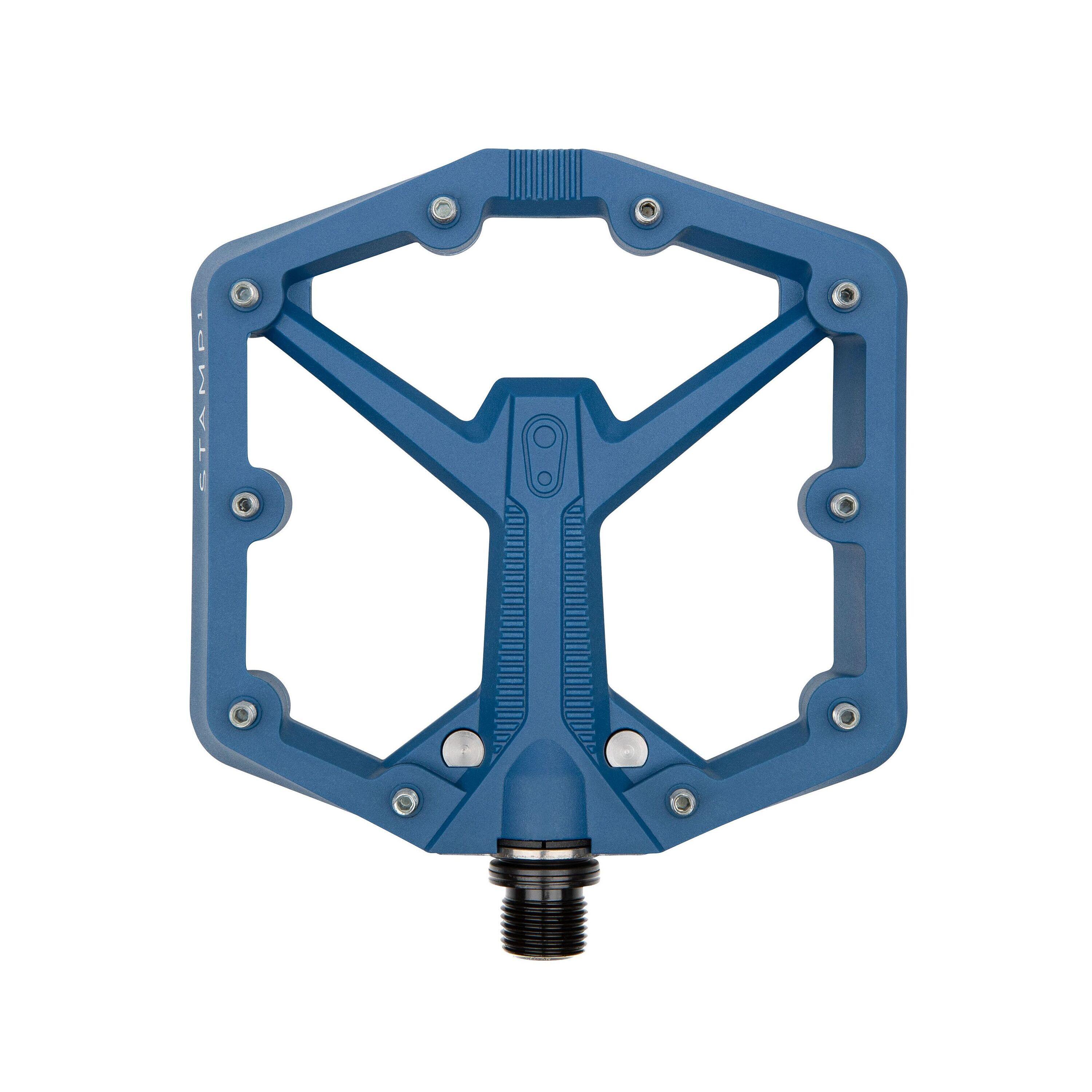 CRANKBROTHERS Pedale a piattaforma MTB Stamp 1 Gen 2 Large, blu navy