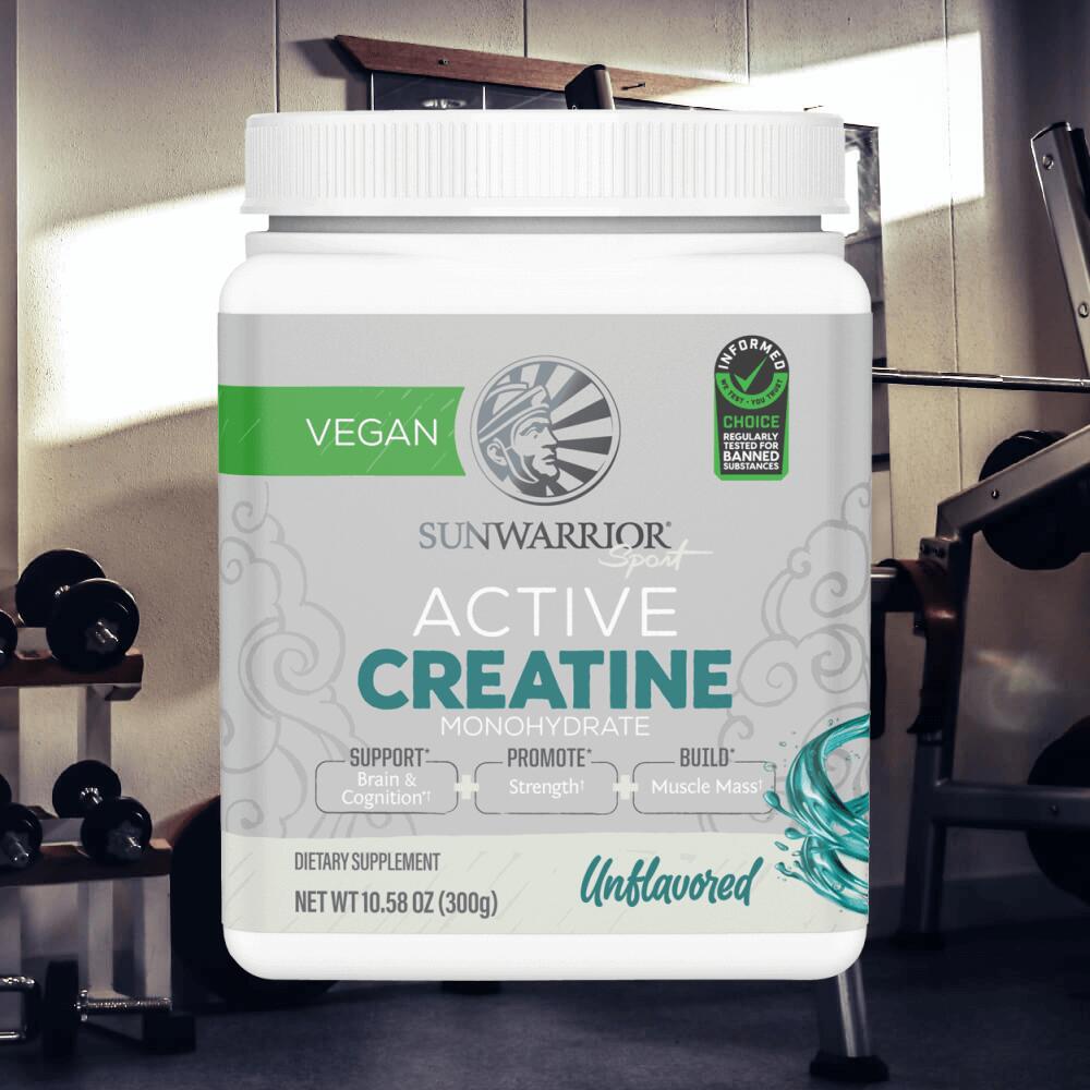 Sunwarrior Active Creatine (300g) Unflavoured - Creatina - Creatina monoidrato 2/3