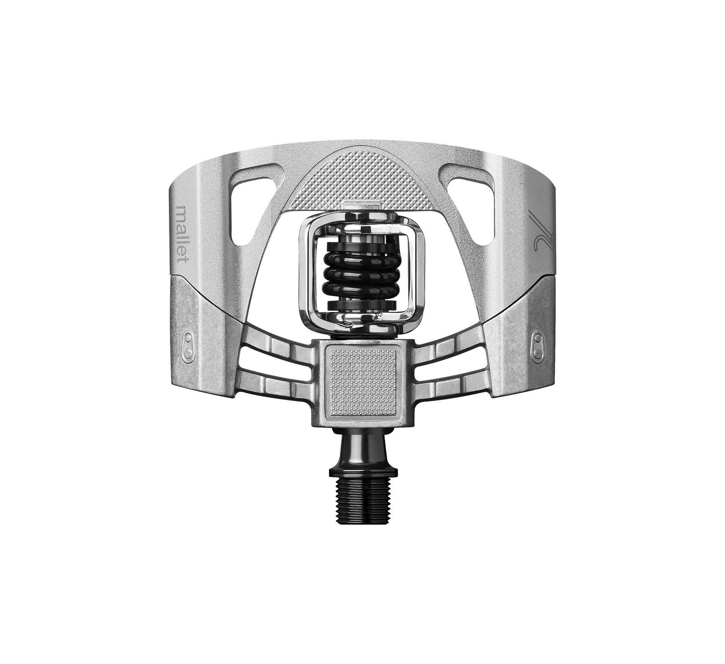 CRANKBROTHERS Pedale MTB Mallet 2 senza clip, grezzo/argento