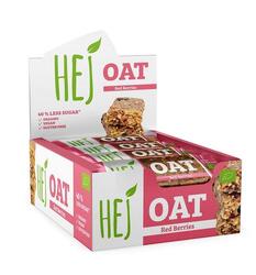 HEJ Natural HEJ Oat Bar Organic (12x45g) Red Berries - Barres