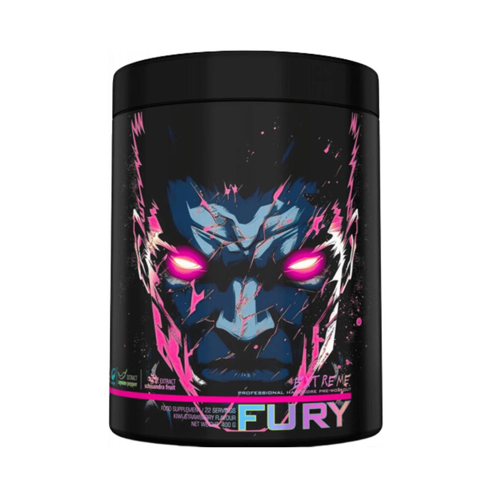 GENIUS NUTRITION Genius Nutrition Fury Extreme (400g) Kiwi Strawberry - Pre-Workout