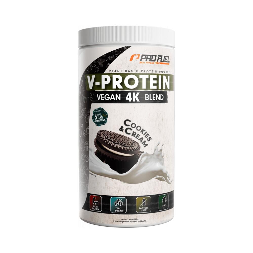 Profuel - Profuel V-protein 4k Blend (750g) Cookies & Cream - Protéines - Protéines Végétales - Decathlon