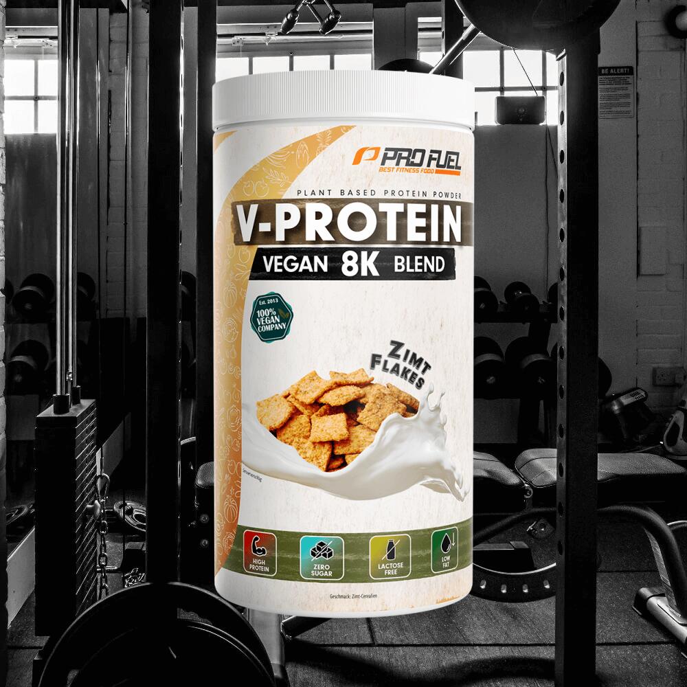 ProFuel V-Protein 8K Blend (750g) Cinnamon Flakes - Protéines 4/4