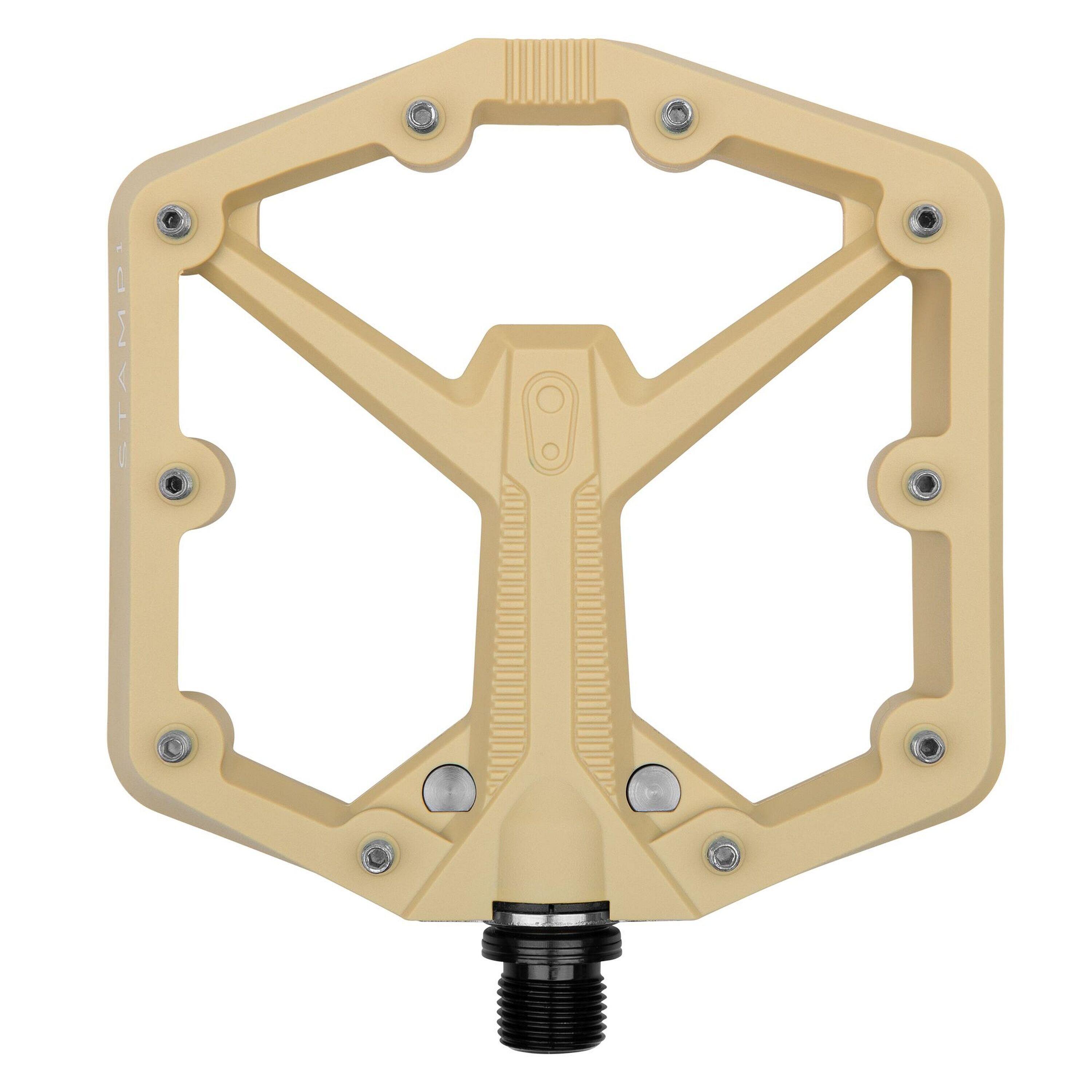 CRANKBROTHERS Pedale piattaforma MTB Stamp 1 Gen 2 Large, sabbia