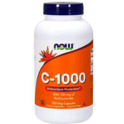 Now Foods C-1000 (250 vcaps) Unflavoured - Vitamines, minéraux et santé