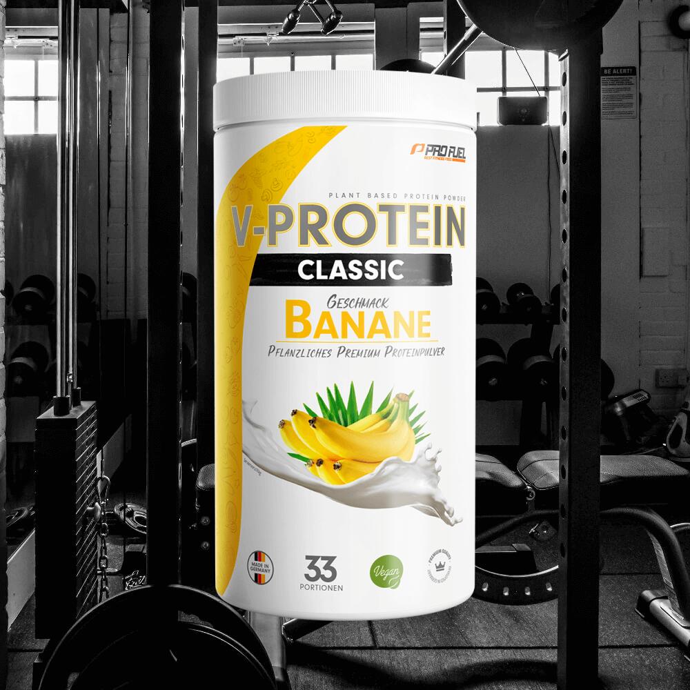 ProFuel V-Protein Classic (1000g) Banana - Protéines - Protéines végétaliennes 2/3