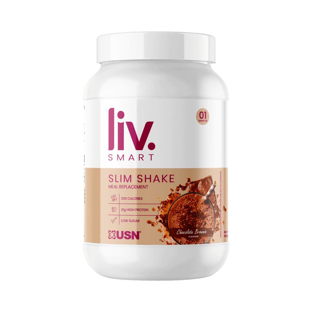 USN USN Liv.Smart Slim Shake (550g) Chocolate - Eiwitten - Maaltijdvervangers