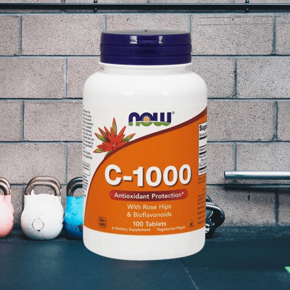 Now Foods C-1000 with Rose Hips & Bioflavonoids (100 Tabs) Unflavoured 2/4
