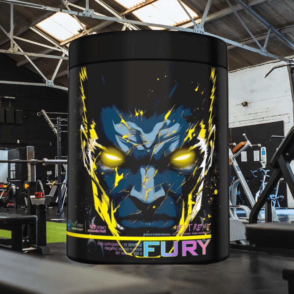 Genius Nutrition Fury Extreme (400g) Pineapple Mango - Pre-Workout 2/3