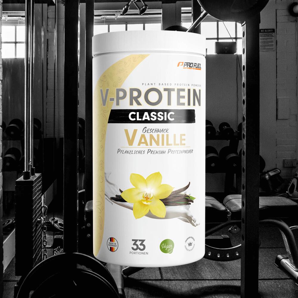 ProFuel V-Protein Classic (1000g) Vanilla - Eiweiße - Veganes Eiweiß 2/3