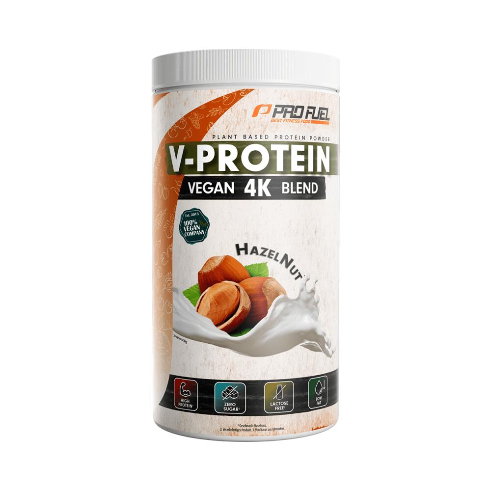 Profuel - Profuel V-protein 4k Blend (750g) Hazelnut - Protéines - Protéines Végétaliennes - Protéines Végétales - Decathlon