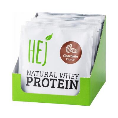 Hej natural natural whey protein (12x30g) chocolate - eiwitten