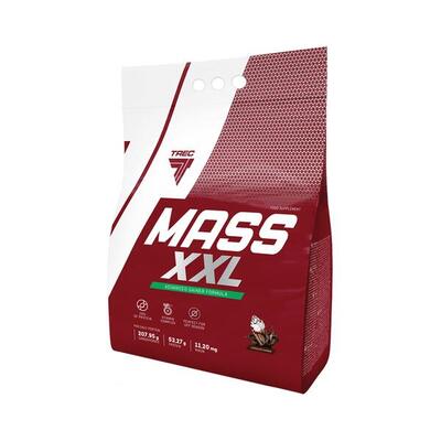 Trec nutrition mass xxl (4800g) chocolate - gewichtstoename - zonder creatine
