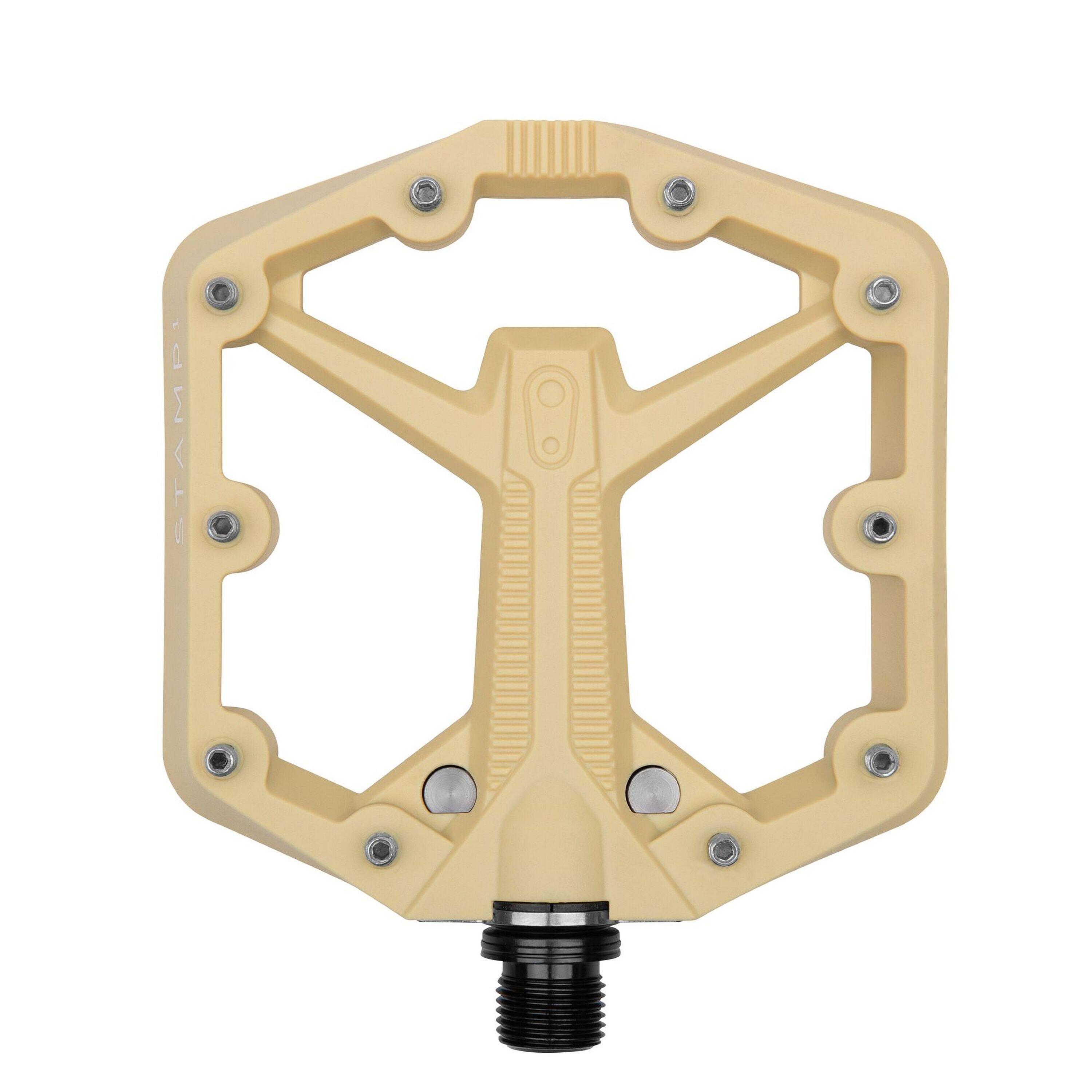 CRANKBROTHERS Pedale piattaforma MTB Stamp 1 Gen 2 Small, sabbia