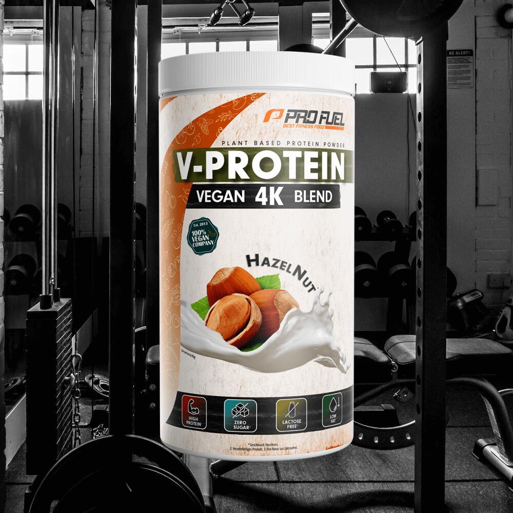ProFuel V-Protein 4K Blend (750g) Hazelnut - Protéines - Protéines végétaliennes 2/3