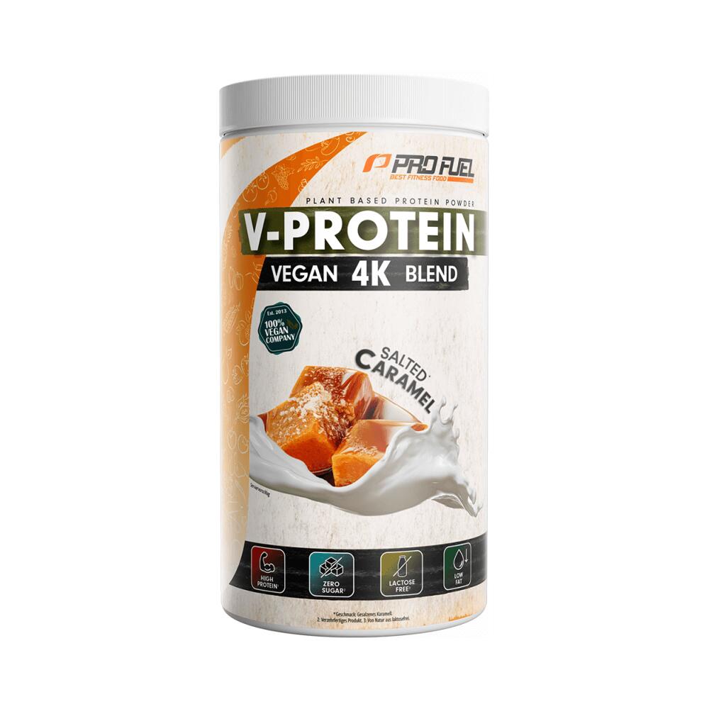PROFUEL ProFuel V-Protein 4K Blend (750g) Salted Caramel - Eiwitten - Veganistisch eiwit