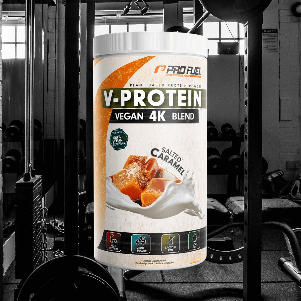 ProFuel V-Protein 4K Blend (750g) Salted Caramel - Protéines 4/4