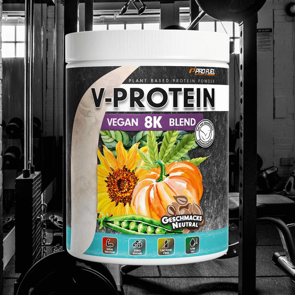 ProFuel V-Protein 8K Blend - unflavoured (480g) Unflavoured - Protéines 2/3