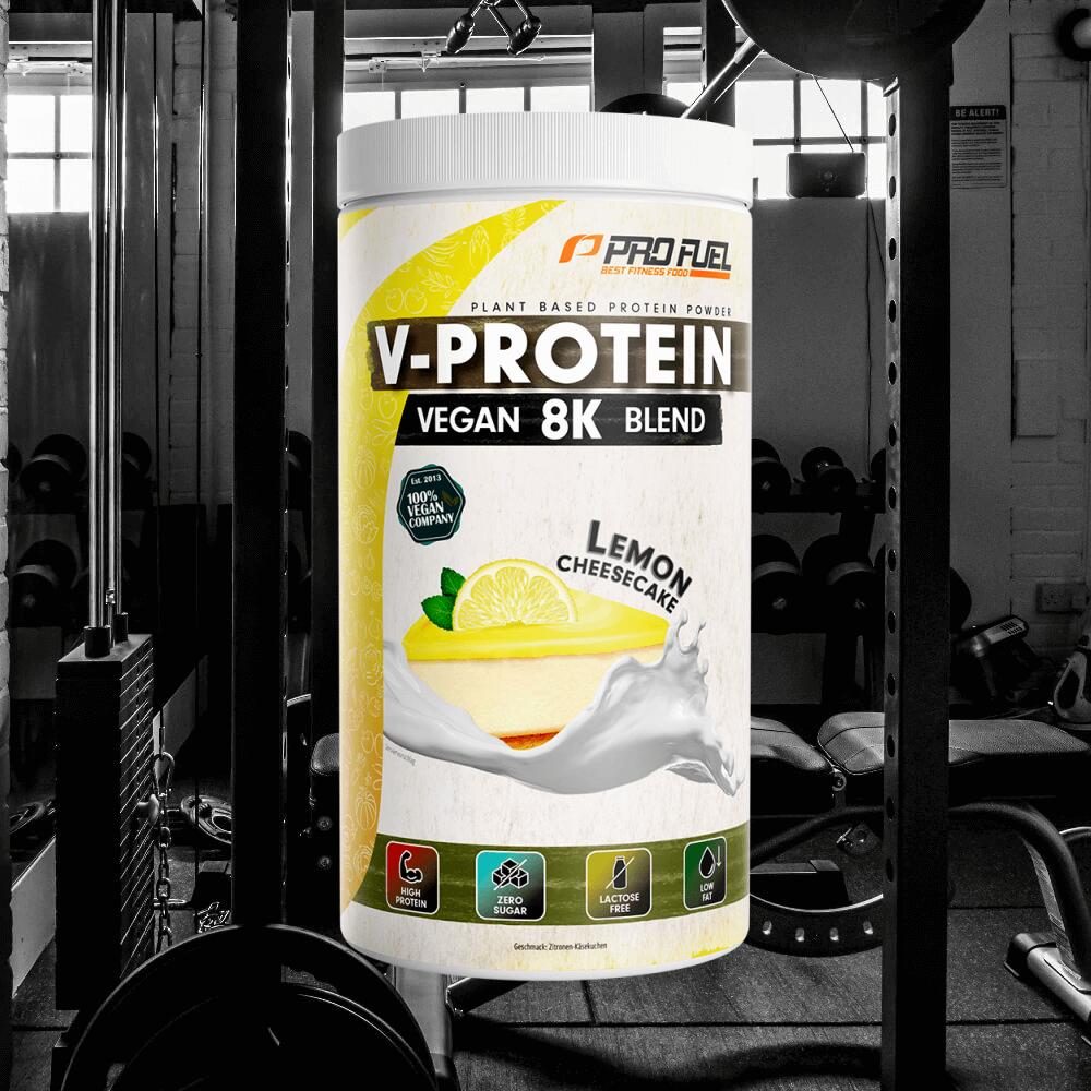 ProFuel V-Protein 8K Blend (750g) Lemon Cheesecake - Protéines 2/3