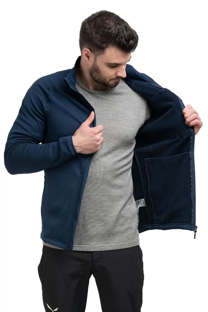 Felpa da trekking uomo Viking Jukon blu navy M 4/6