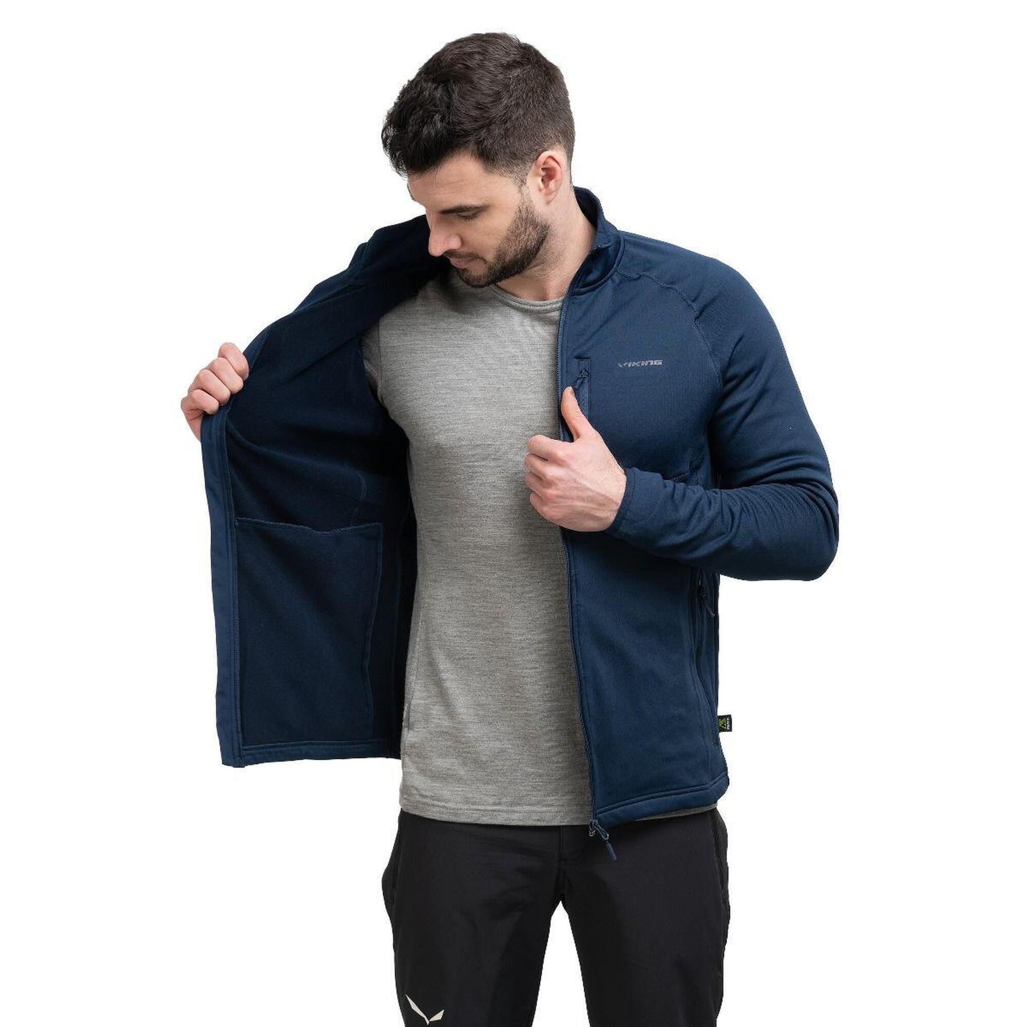 Hanorac de trekking Viking Jukon pentru barbati cu fermoar