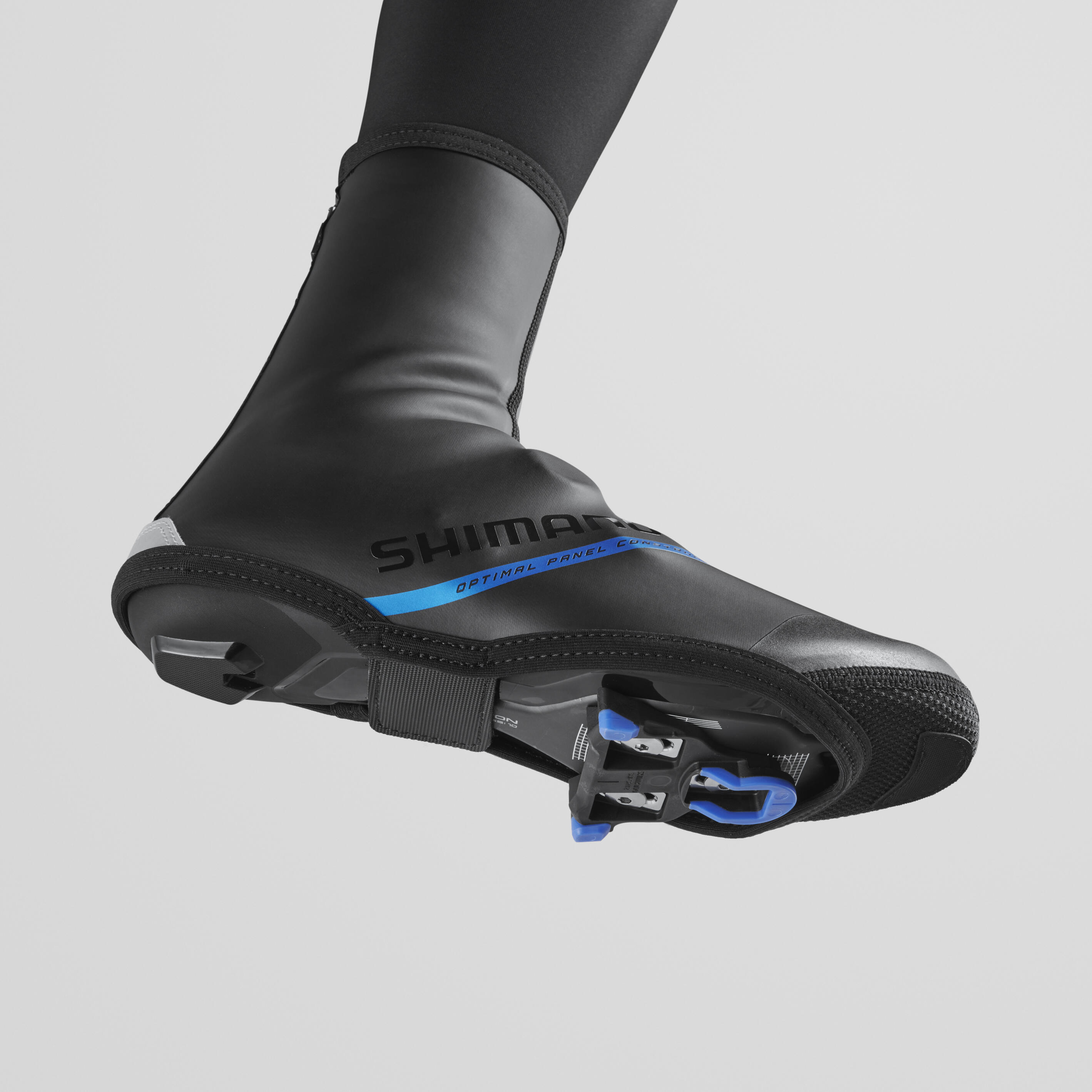 DUAL FIT Thermische fietsoverschoenen, zwart 3/4
