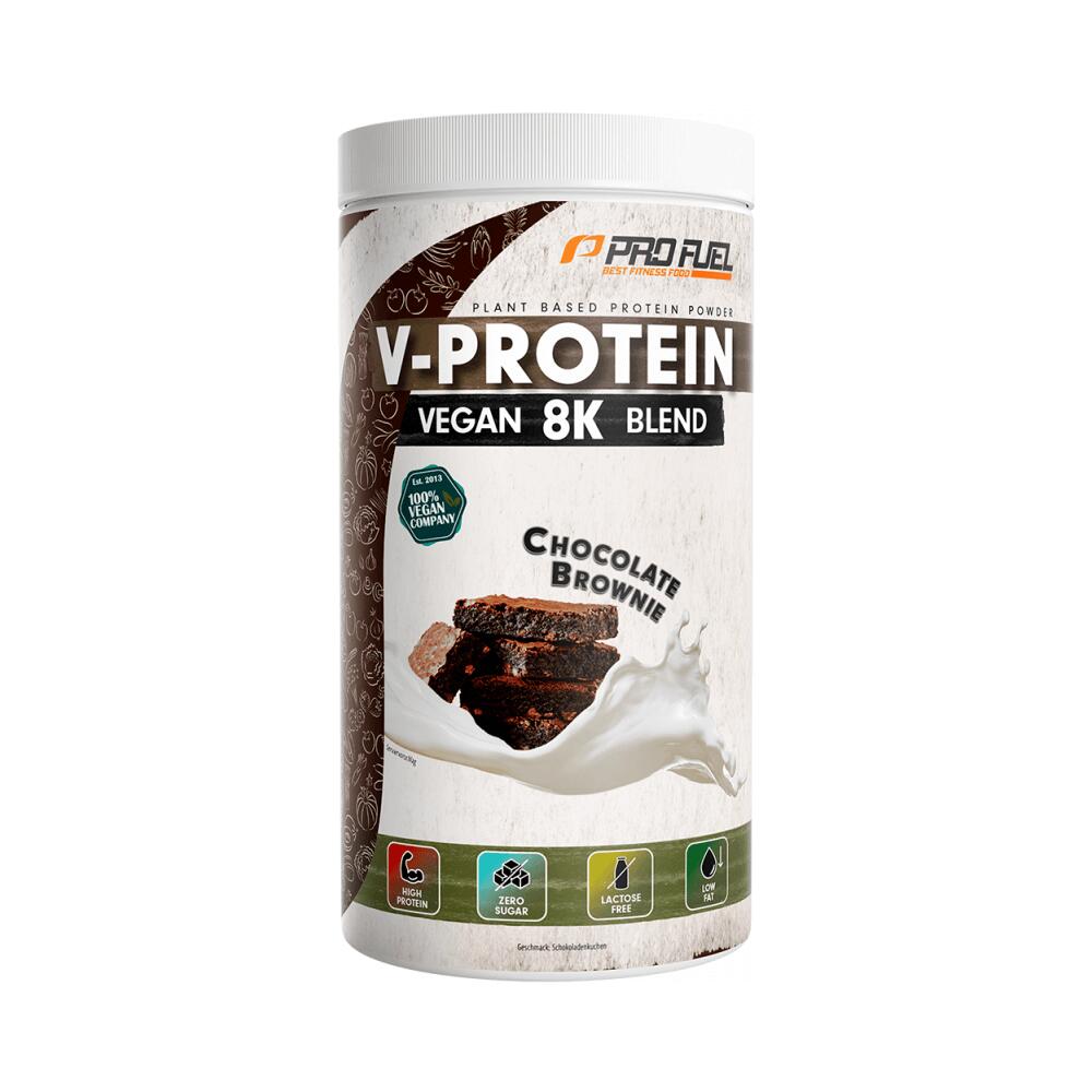 PROFUEL ProFuel V-Protein 8K Blend (750g) Chocolate Brownie - Proteine - Proteine vegane