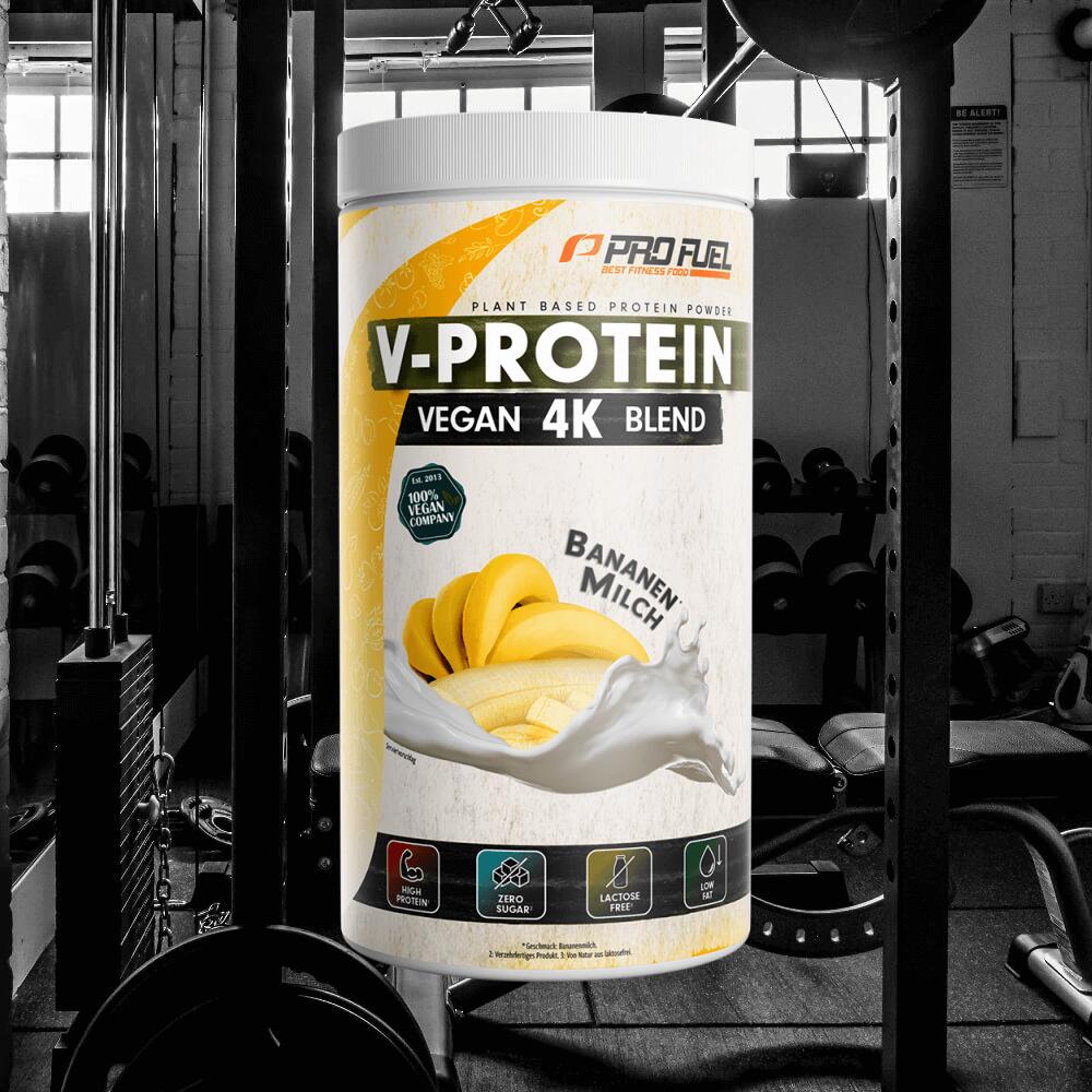 ProFuel V-Protein 4K Blend (750g) Banana Milk - Protéines 2/4