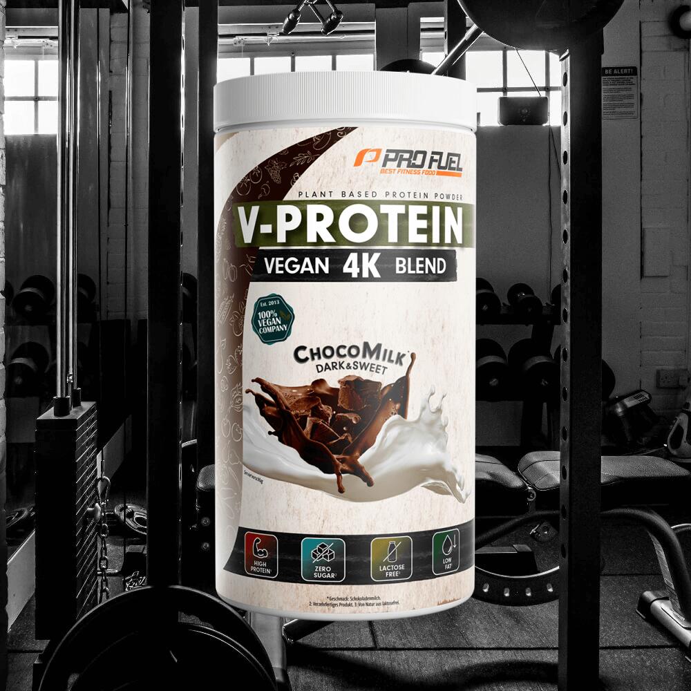 ProFuel V-Protein 4K Blend (750g) Choco Milky - Proteins - Vegan Protein 2/3
